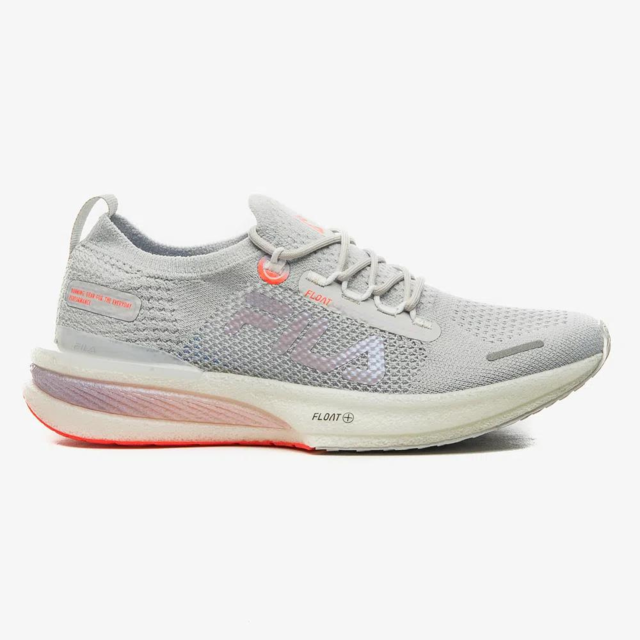 TENIS FILA FLOAT ELITE PRATA ROSA LARANJA