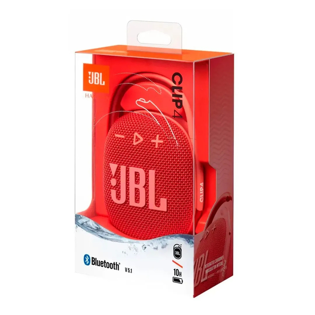 JBL Clip 5 Caixa de Som Portátil Bluetooth JBL com Potência de 5 W