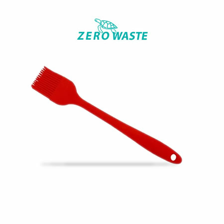Pincel de Silicone culinário vermelho - zero waste