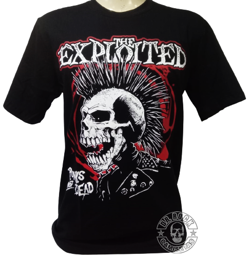 Camiseta The Exploited Punks Not Dead HCD
