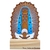 Totem Nossa Senhora de Guadalupe com Base de pinus Personalizado - comprar online