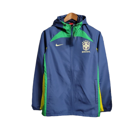 Brazil 23 24 Men s Nike Windbreaker Jacket Blue