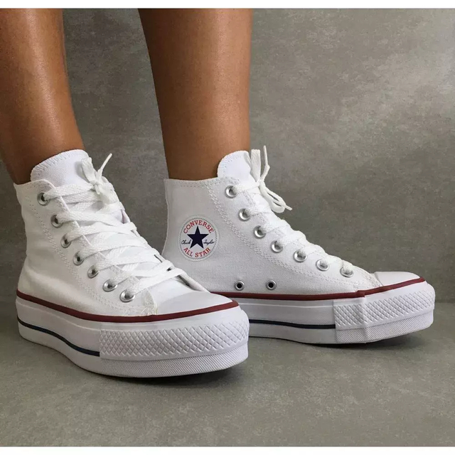 Tenis Converse All Star Plataforma Cano Alto