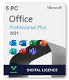 Licencia Microsoft Office 2021 Profesional Plus 5PC Retail [Facturada]