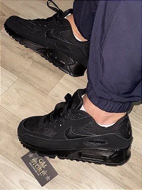 Tênis Nike Air Max 90 – Masculino – Branco, Azul e Vermelho - Vai de Tênis