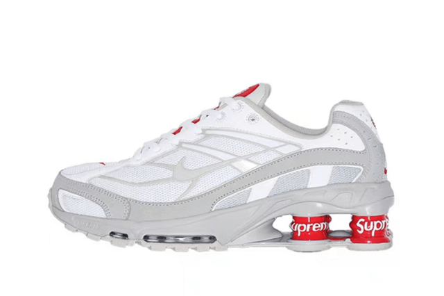 Nike Shox R2 x Supreme "White Grey Red" - Gz Store Tn's