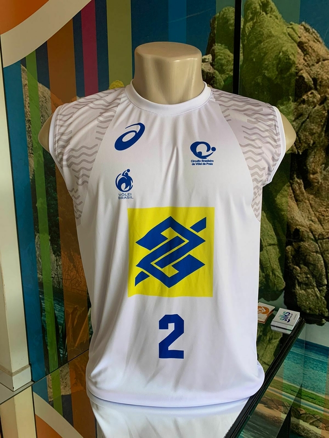 Camiseta Vôlei Praia Brasil - Personalizada ( Nome + Número)