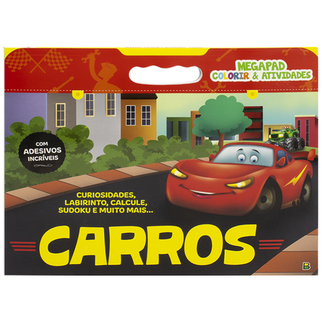 Carros - Ler e Colorir com Lápis de Cor