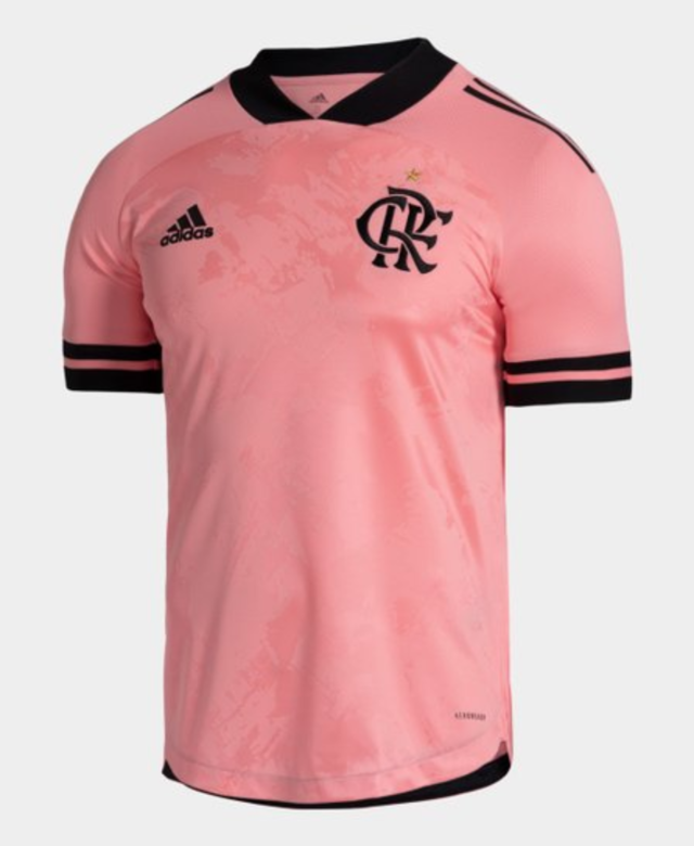 Camisa Flamengo Outubro Rosa 20/21 Torcedor adidas Masculina - Rosa