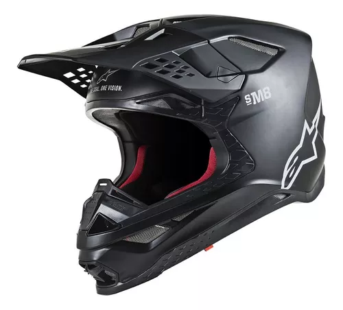 Casco motocross MAC VIRTUS Solid Matt Black (Negro Mate)