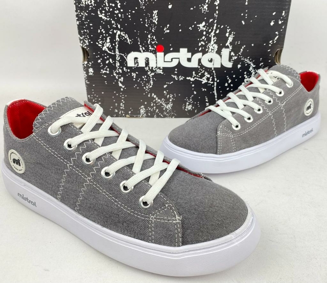 ZAPATILLAS URBANAS CORDONES TELA MISTRAL
