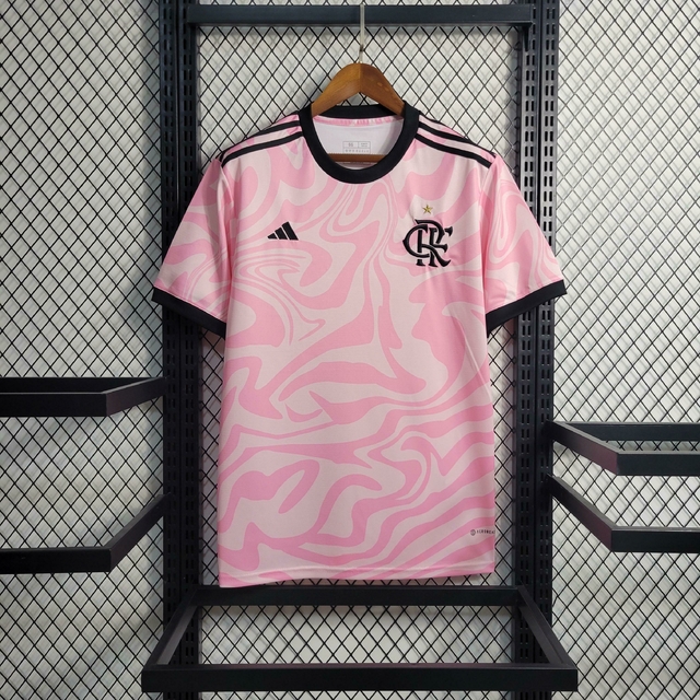 Camisa Flamengo Rosa Edi o Especial Torcedor Masculina 2023 24