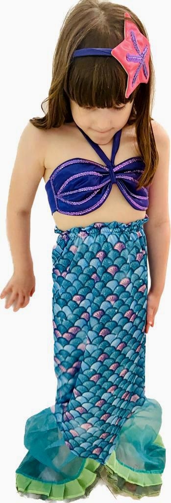 Comprar online Disfraz de Sirena Celeste para niña