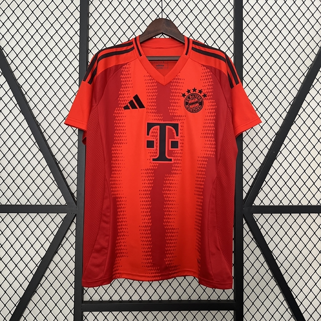 Bayern Munich 2024 25 Red Home Shirt