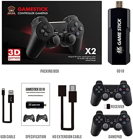 GAME STICK GD10 20 MIL JOGOS 2 CONTROLES SEM FIO