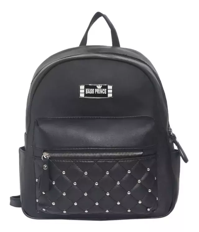 Mochila Mini Chica Eco Cuero Tachas