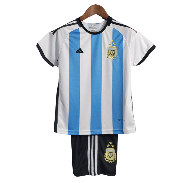 Camisa Seleção Argentina Home 22/23 s/n° Torcedor Adidas Masculina -  Azul+Branca