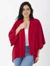 Kimono Vermelha Viscose 8750019