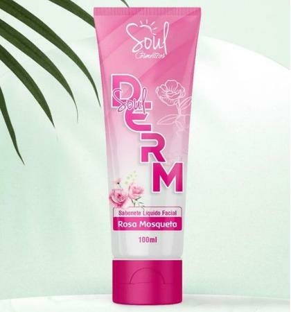 Soul Derm Sabonete Liquido Facial Com Rosa Mosqueta E 100ml