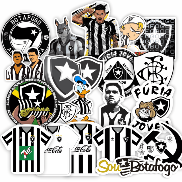 Kit Adesivos Botafogo