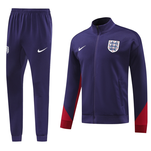 Conjunto Inglaterra Nike 24 25 Agasalho e Calca Roxo