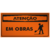 Placa Atenção Em obras na internet