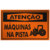 Imagem do Placa Atenção Máquinas na pista