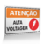 Placa Atenção - Alta Voltagem