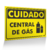 Placa Cuidado - Central de Gás