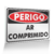 Placa Perigo - Ar Comprimido