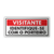 Placa - Visitante Identifique-se com o Porteiro - comprar online