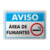 Placa Aviso - Área de Fumantes - comprar online