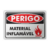 Placa Perigo - Material Inflamável - comprar online