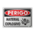 Placa Perigo - Material Explosivo - comprar online