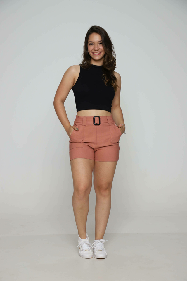 Shorts cintura alta combina com hotsell que blusa