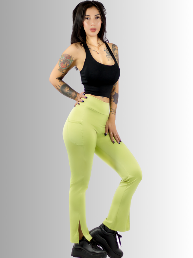 Leggins acampanados mujer cheap