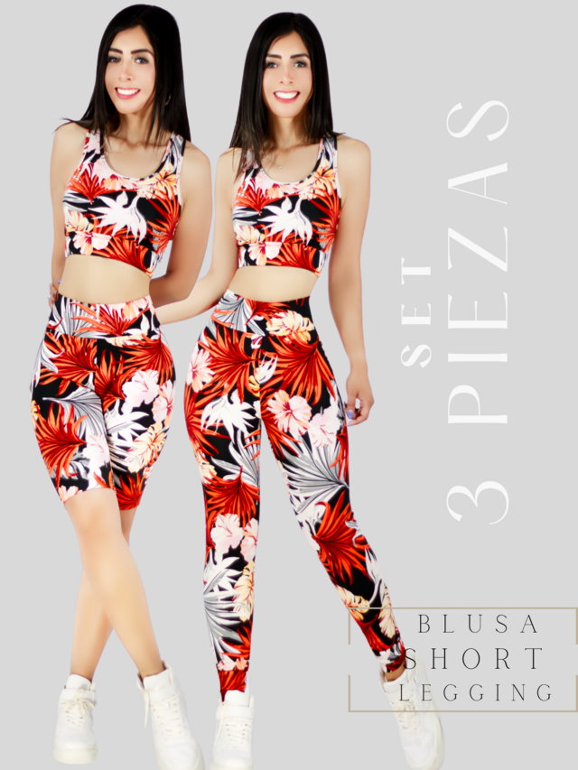 Conjunto deportivo mujer 3 piezas hotsell