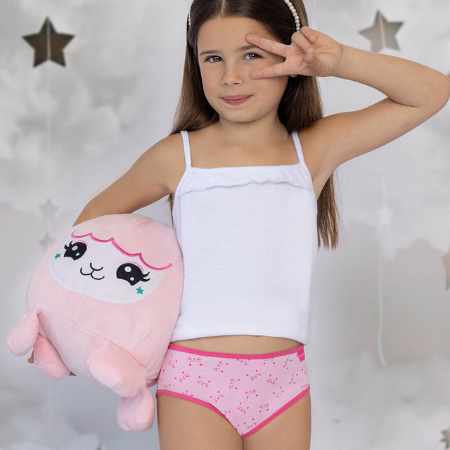 Bombachas Marey 77 Pack X 3 Vedetina Nena Algodon Y Lycra