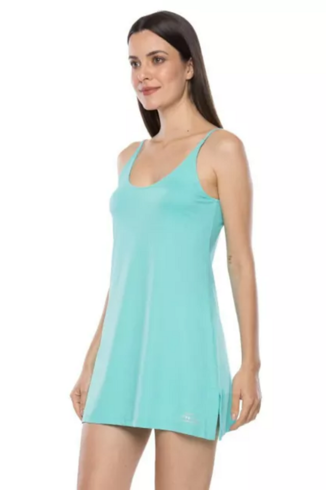 Verde piscina cheap vestido