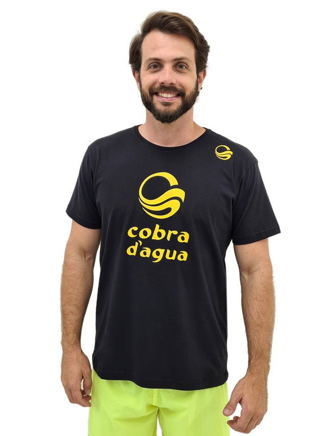 Camiseta Cobra D'agua Campeão - Preto - Cobra D'agua