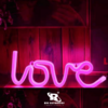 Placa de Led Neon Love