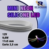 Mini Neon Flexível de Led 9,6 W / M 12 V Silicone IP65