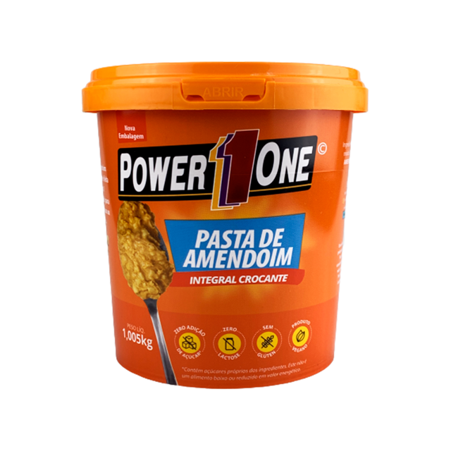 Pasta Amendoim PowerOne Crocante 1.005kg