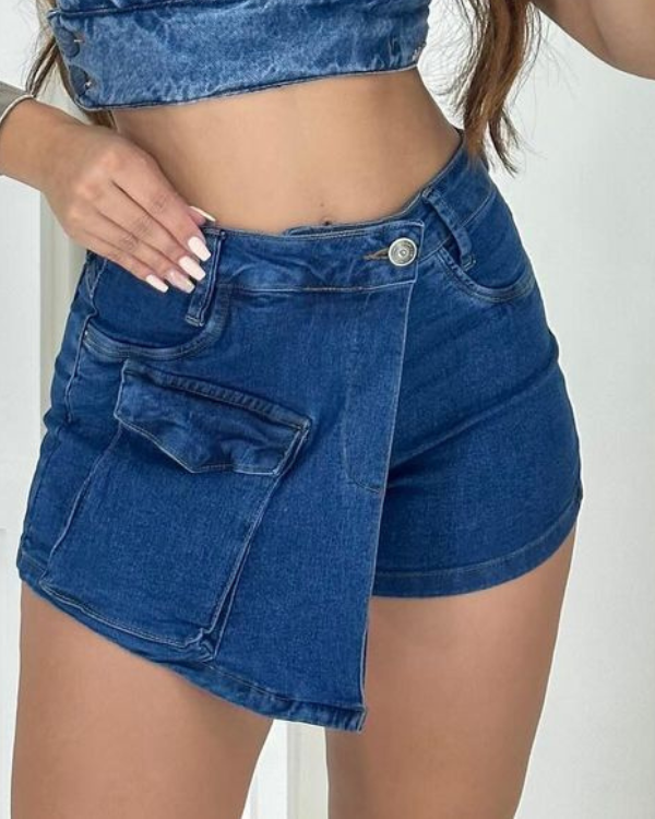 Saia jeans melinda 2025