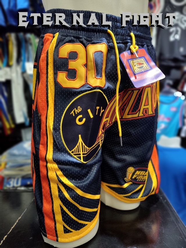 SHORT NBA JUST DON GOLDEN SATATE WARRIORS EDICION LIMITADA