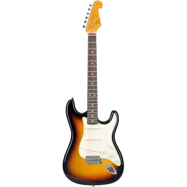 Guitarra Electrica SX Stratocaster Vintage Series Sunburst 3 Tonos