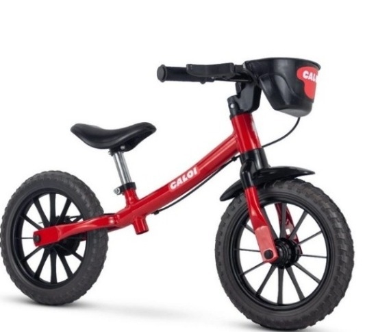 Bicicleta Infantil Balance Vermelha Caloi A Kids