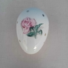 Porta joias em porcelana Japonesa, no formato de ovo,