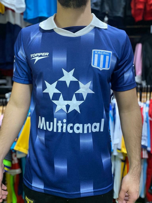 CAMISETA RETRO DE RACING MULTICANAL