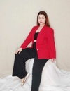 Blazer Alfaiataria Vintage Vermelho - M